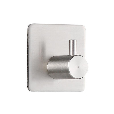 

MYD-1014 Adhesive Hooks Towel Hooks Self Adhesive Hooks Stainless Steel Stick Hooks Hanging Towel Stands for Bath Kitchen Garage