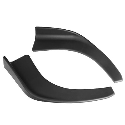 

504 Universal Car Front Body Shovel Deflector Spoiler Lip Splitter Diffuser Bumper Canard Body Shovels ABS 2Pcs