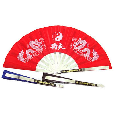 

Traditional Chinese Tai Chi Fan Stainless Steel Kung Fu Fighting Fan Hand Folding Fan for Men&Women Martial Arts Dancing Perfo