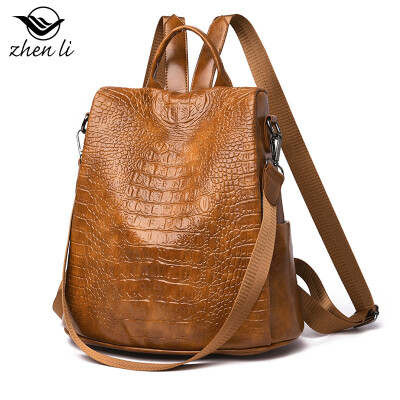 

European&American style popular soft face womens backpack puwomanbag supply