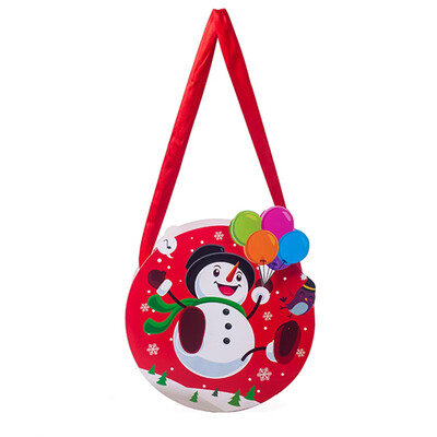 

1Pcs Christmas Gift Handbag Drawstring Candy Bag Merry Christmas Sweet Candy Bags Present Bag Home Party Xmas Decoration