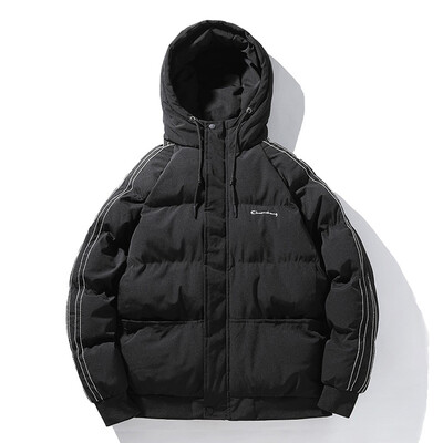 

Toponeto Mens Autumn Winter Casual Solid Hoodie Jacket Coat