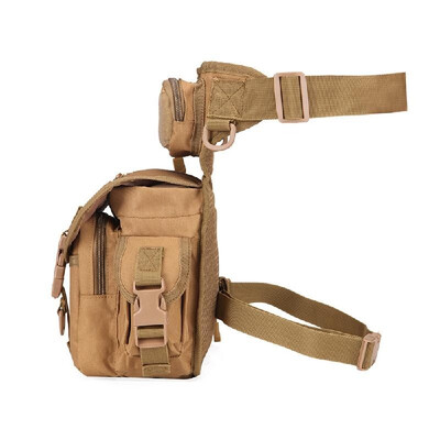 

Multi-pockets Camouflage Waist Bag Waterproof Fanny Pack Travel Outdoor Sports Hiking Cycling Riding Leg Bag Thigh Pouch