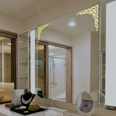 

〖Follure〗Modern Mirror Style Removable Decal Art Mural Wall Sticker Home Room DIY Decor