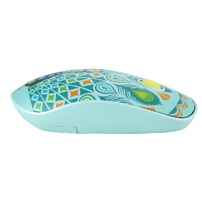 

FD V8H 24G Wireless Mute Mouse Plug & Play Slim Mice Optical Tracking Power Saving Smooth Scroll Wheel for Laptop PC Fox