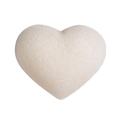 

Natural Konjac Cosmetics Puff Heart Shape Face Cleaning Sponge Wash Flutter