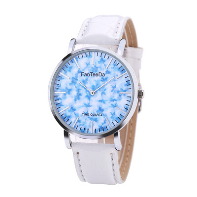 

Fanteeda FD097 Men Arabic Numbers PU Leather Quartz Watch