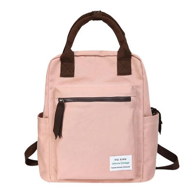 

Travel Backpacks Women Canvas Shoulder School Bags Preppy Style Knapsack