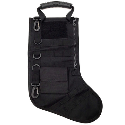 

〖Follure〗Tactical Christmas Stocking Molle Military Christmas Stocking Desert Woodland BK