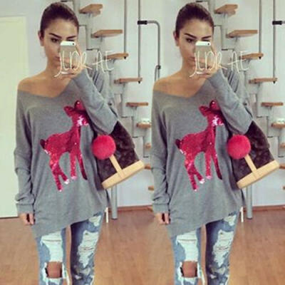 

Womens Hoodie Sweatshirt Hooded Sweater Coat Pullover Long Sleeve Jumper Tops