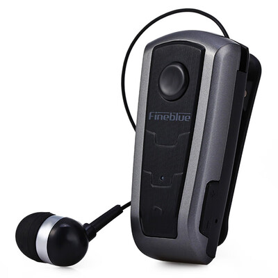 

Fineblue F910 Wireless Bluetooth Neck Clip Telescopic Type Business Earphone Vibration Wear Clip Stereo Sport Earphone