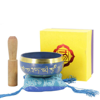 

Sacred Dharma Monks Lama Tibetan Singing Bowl Set Decorative-wall-dishes