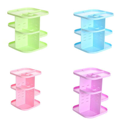 

Rotating Cosmetic Storage Rack Makeup Storage Shelf Desktop Sundries Organiser PC Household Goods Jewelry Box