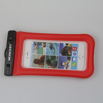 

Inflatable floating mobile phone waterproof bag