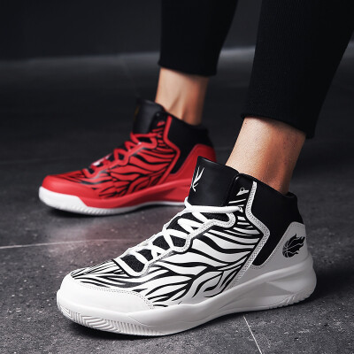 

Trend basketball shoes mens high breathable non-slip wear-resistant boots practical shoes sneakers lightweight sports shoes men