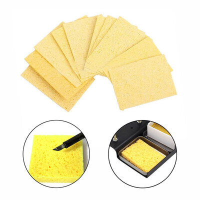 

〖Follure〗10Pcs 3545cm High Temperature Sponge Clean Clear Tin Welding Soldering Iron