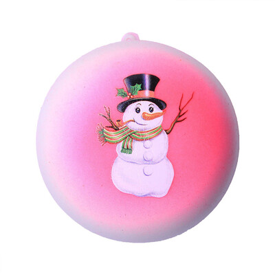 

Gotoamei Hot Christmas Snowma Bread Slow Rising Scented Relieve Stress Toy Key Pendant