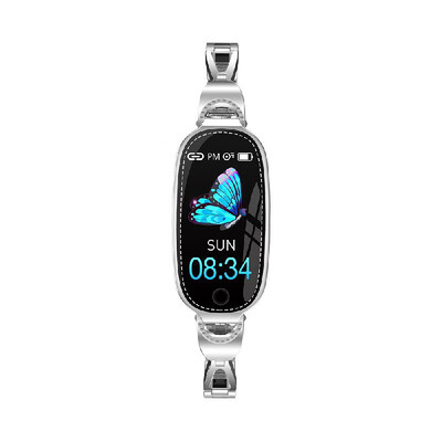 

F18 Women Smart Bracelet 096 TFT Screen BT40 Heart Rate Blood Pressure Sleep Monitoring IP68 Waterproof Timer Pedometer Calorie