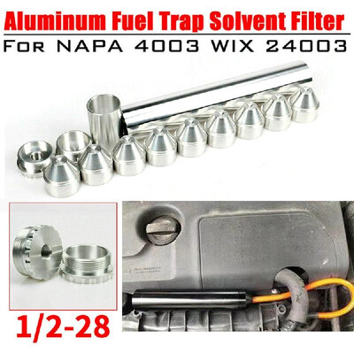 

13 PcsSet Aluminum Fuel Trap Solvent Filter For NAPA 4003 WIX 24003 Auto Filters