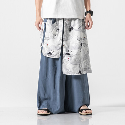 

Gobestart Mens New Style Fashion Cotton And Linen Comfortable Trousers Retro Pants