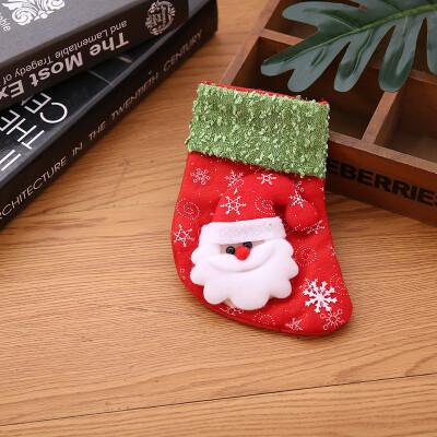 

Tailored Christmas Stockings Socks Santa Claus Candy Gift Bag Xmas Hanging Decor