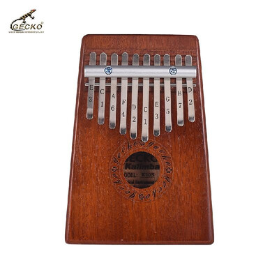 

GECKO K10S Portable 10-Key Thumb Piano Kalimba Mbira Mahogany Wood Musical Instrument Gift for Girls Boys Music Lovers