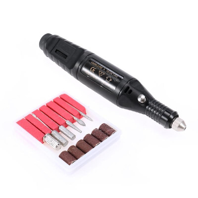 

Mini Electric Grinder Drill Tool Nail Gel Polish Removing Drill Manicure Machine Grinding Rotary Tool Kit for Milling Trimming Pol