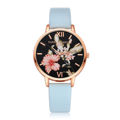 

High Quality Womens Watches Fashion Leather Strap Rose Gold Ladies Clock Quartz Wristwatch Casual Dress Luxury Kol Saati