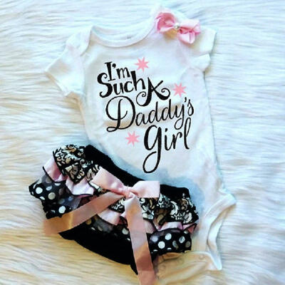 

Newborn Infant Baby Girls Romper Jumpsuit Lace Shorts Dress Summer Outfits 2pcs