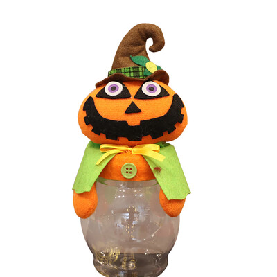 

Toponeto Pumpkin Halloween Transparent Candy Jar Decorated With Candy Jar Decorations