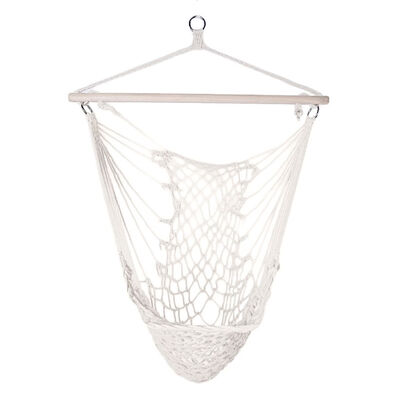 

Single Outdoor Camping Cotton Rope Net Hammock Chair Dormitory Hanging Bed Adult Children Swing