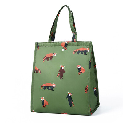 

Cute Flamingo Lunch Bag Oxford Insulated Soft Leakproof Liner Tote Bag for Picnic Boating Beach Fishing Work School
