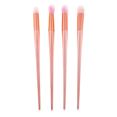 

4pcs Rose Gold Handle Eyes Makeup Brush Set Professional Cosmetics Tools