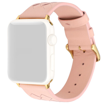 

〖Follure〗Premium Soft Leather Grid Sport Replaceable Band For Apple Watch 4321 3840mm