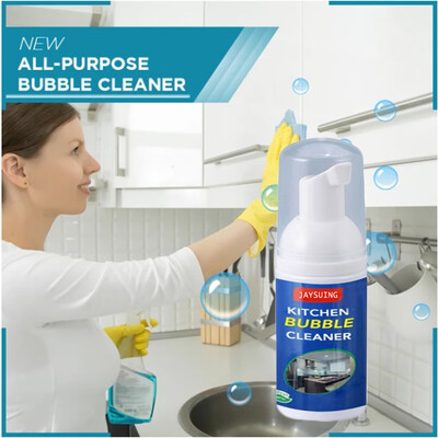 

Siaonvr All-Purpose Cleaning Bubble Spray Multi-Purpose Foam Kitchen Grease Cleaner