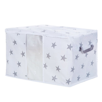 

Siaonvr Foldable Storage Bag Clothes Blanket Quilt Closet Sweater Organizer Box Pouche A