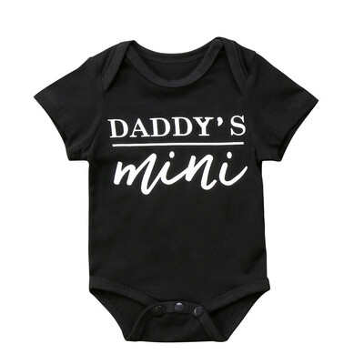 

Toddler Newborn Baby Girls Boys Letter Printed Tops Bodysuit Romper Clothes