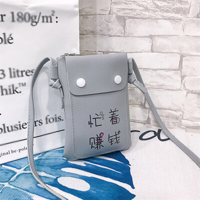 

Tailored Female Cat Mobile Phone Bag Cartoon Mini Bag Cute Wild Shoulder Messenger Bag