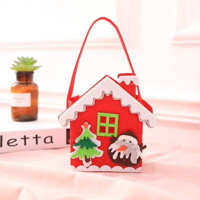 

FUNNYBUNNY Decorative Christmas BagsHoliday Fun Xmas Decor Decorations Bag Stockings Santa Snowman Reindeer