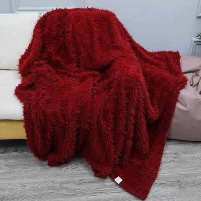 

Long Fur Throw Blanket Faux Fluffy Blanket Micro Plush Super Soft Cozy Luxury Bed Blanket Microfiber 63"x79"