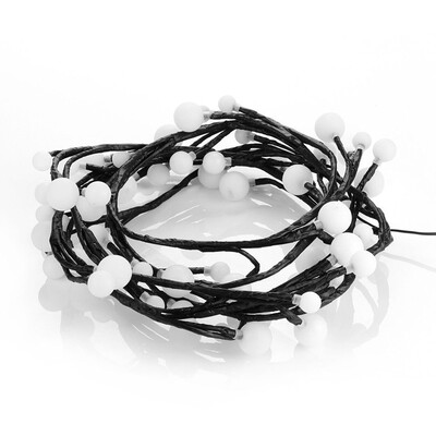 

UpperX 25M 72 LED 220-240V Vine Shaped Globe String Light for Garden Wedding Xmas Pergola Party Bistro Cafe Christma