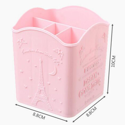 

New Creative Four-grid Storage Box Small Pen Holder Small Storage Basket Makeup Brush Storage Bucket Desktop Debris Storage Basket