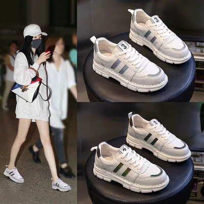

Autumn&winter new small white shoes female Korean version of the wild leather breathable ol