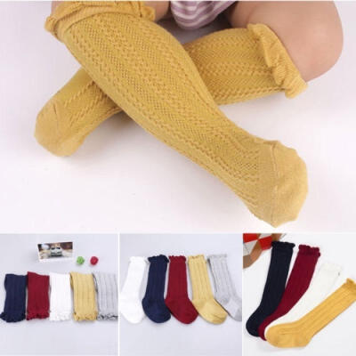 

Princess Baby Girl Knee Socks Cotton Breathable Baby Socks Summer Socks For Girl