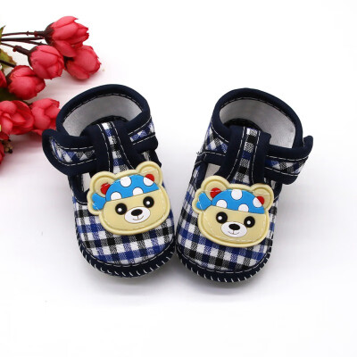 

Baby Girls Cartoon Lace Bow Anti-Slip Shoes Toddler Soft Soled First Walkers