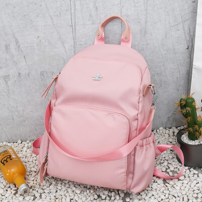 

Oxford cloth backpack female new lightweight college wind backpack Korean version of the wild student bag travel