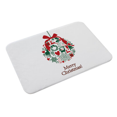 

〖Follure〗Christmas Floor Entrance Door Bathroom Mat Indoor Bathtub Carpet Doormats Decor