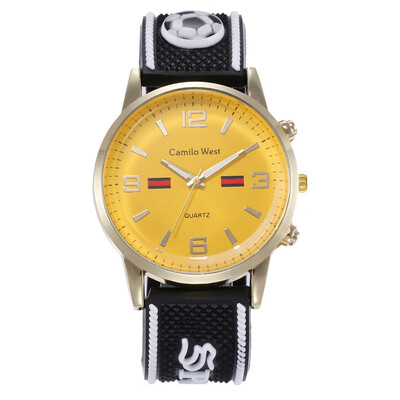 

Explosive mens sports silicone watch student casual outdoor quartz watch mens section