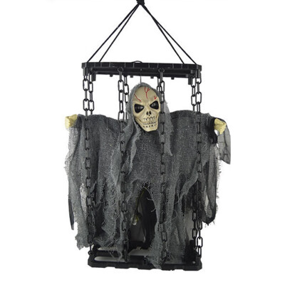 

Glowing Ghost Called & Shaking Cage For Halloween Hanging Household Decorations