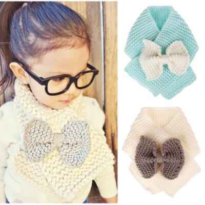 

Toddler Kids Warm Winter Scarf Cute Baby Toddler Girls Boys Knit Knitted Scarves